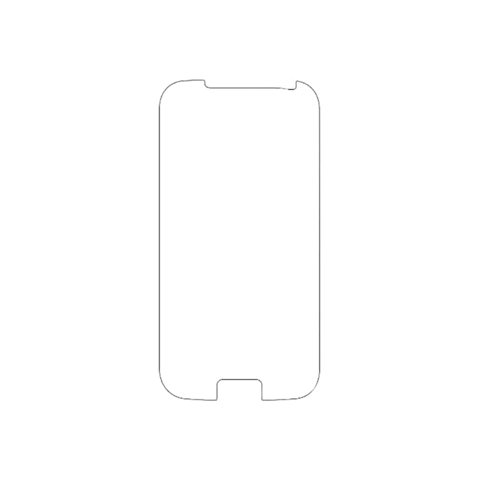 Защитная гидрогелевая пленка для Samsung Galaxy S4 Zoom на экран до скругления прозрачная