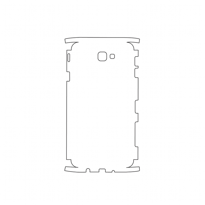 Защитная гидрогелевая пленка для Samsung Galaxy On7 (SM-G600) на заднюю крышку и боковые грани