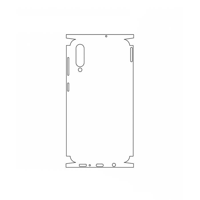 Защитная гидрогелевая пленка для Samsung Galaxy A30S / A307 на заднюю крышку и боковые грани