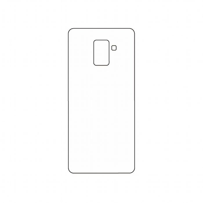 Защитная гидрогелевая пленка для Samsung Galaxy A8 2018 на заднюю крышку