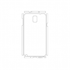 Защитная гидрогелевая пленка KST HG для Samsung Galaxy Note 3 (N9000) на заднюю крышку и боковые грани