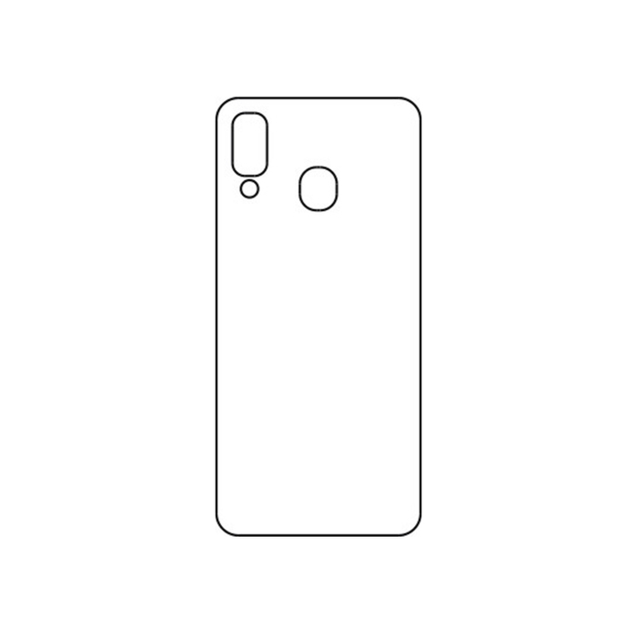 Защитная гидрогелевая пленка для Samsung Galaxy A40 на заднюю крышку