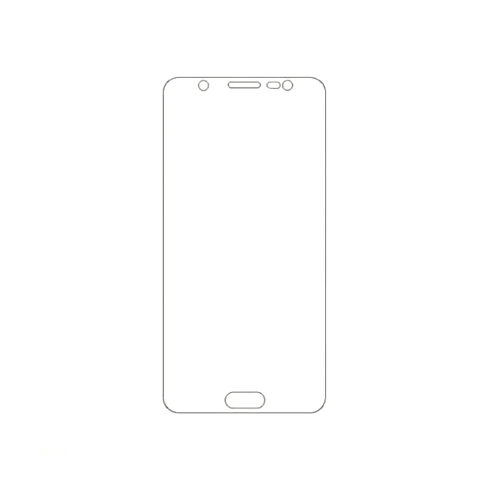 Защитная гидрогелевая пленка для Samsung Galaxy J7 (2016) J710 на экран до скругления прозрачная