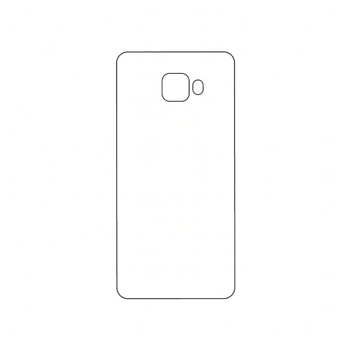 Защитная гидрогелевая пленка для Samsung Galaxy C7 (C7000) на заднюю крышку