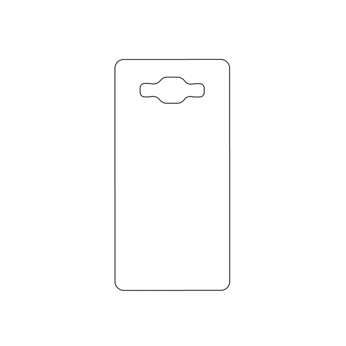 Защитная гидрогелевая пленка для Samsung Galaxy A5 (2015) A500 на заднюю крышку
