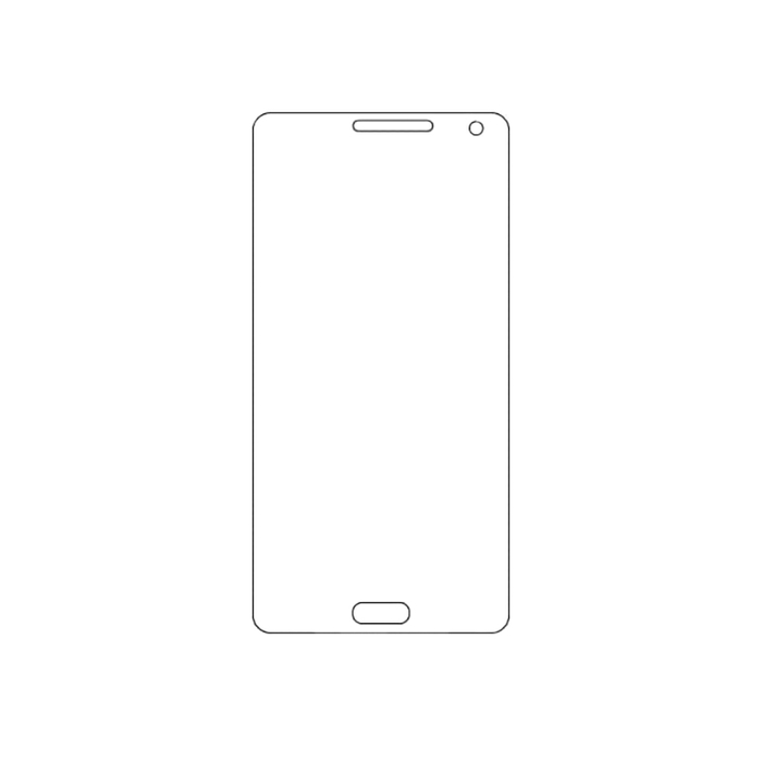 Защитная гидрогелевая пленка для Samsung Galaxy A7 (2015) A700 на весь экран прозрачная