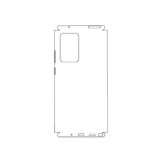Защитная гидрогелевая пленка KST HG для Samsung Galaxy Note 20 Ultra на заднюю крышку и боковые грани