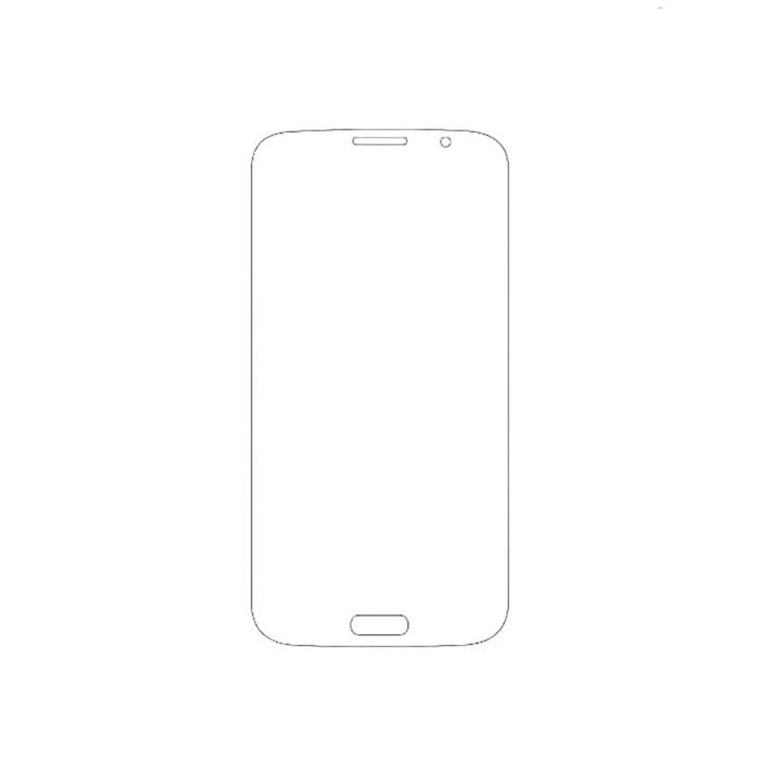 Защитная гидрогелевая пленка для Samsung Galaxy Mega 5.8 Duos (i9152) на весь экран прозрачная
