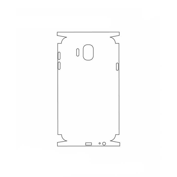 Защитная гидрогелевая пленка для Samsung Galaxy J4 (2018) на заднюю крышку и боковые грани