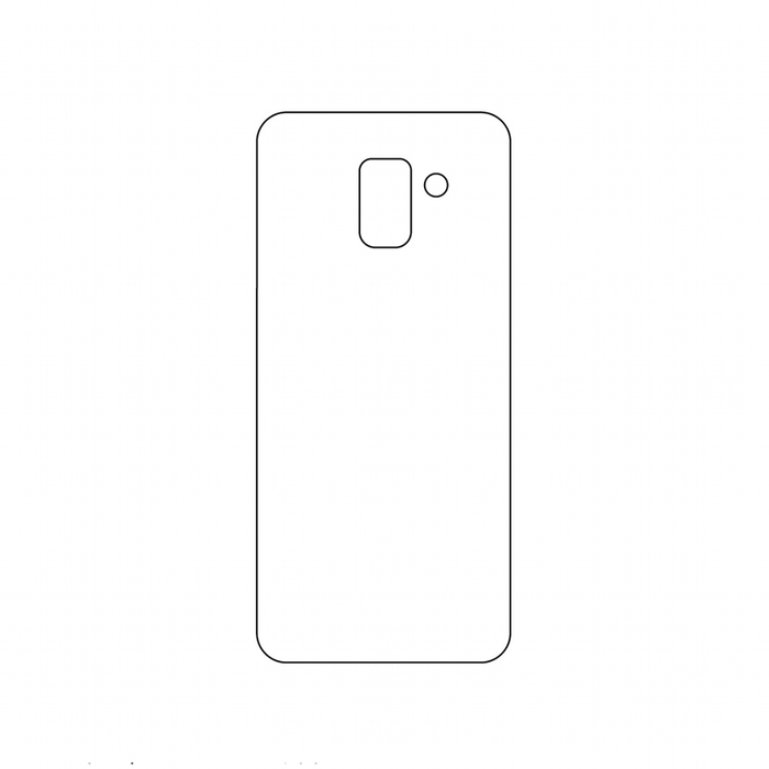 Защитная гидрогелевая пленка для Samsung Galaxy J6 (2018) на заднюю крышку