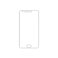 Защитная гидрогелевая пленка KST HG для Samsung Galaxy S II (I9100) на экран до скругления прозрачная