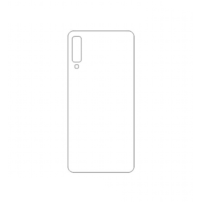 Защитная гидрогелевая пленка для Samsung Galaxy A7 (2018) A750 на заднюю крышку