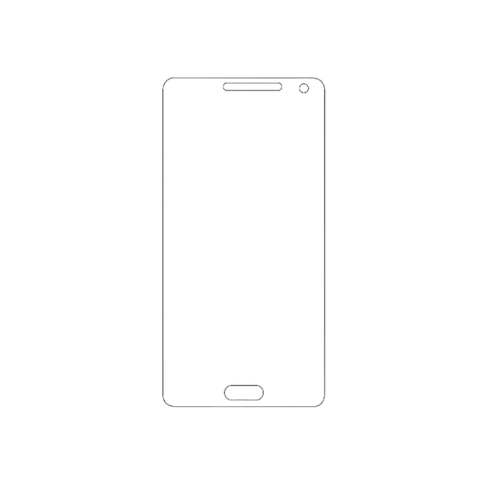 Защитная гидрогелевая пленка для Samsung Galaxy A7 (2016) A710F на экран до скругления прозрачная