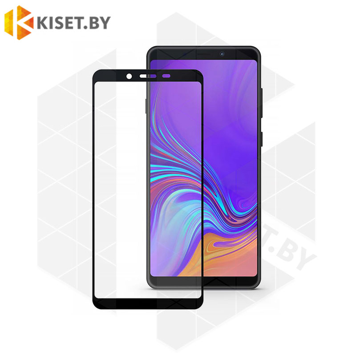 Защитное стекло полной проклейки Full glue для Samsung Galaxy A01 Core / M01 Core черный