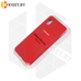 Soft-touch бампер KST Silicone Cover для Samsung Galaxy A01 / M01 Core  красный с закрытым низом