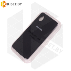Soft-touch бампер KST Silicone Cover для Samsung Galaxy A01 Core / M01 Core черный с закрытым низом