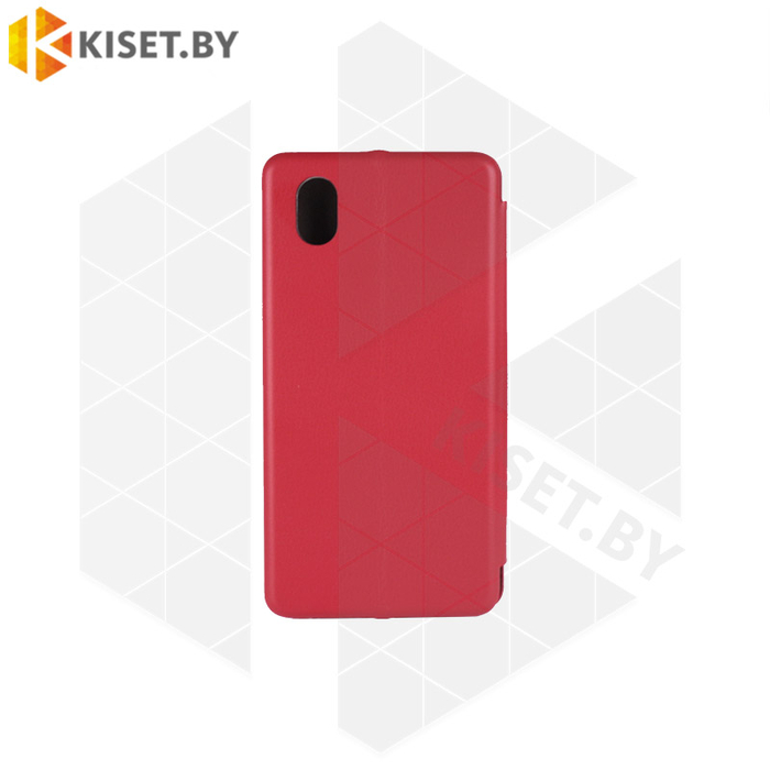 Чехол-книжка Book Case 3D с визитницей для Samsung Galaxy A01 Core / M01 Core красный