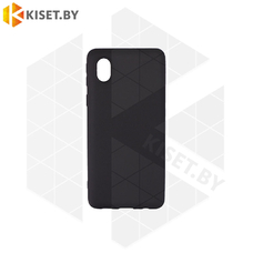 Силиконовый чехол KST MC для Samsung Galaxy A01 Core / M01 Core черный матовый