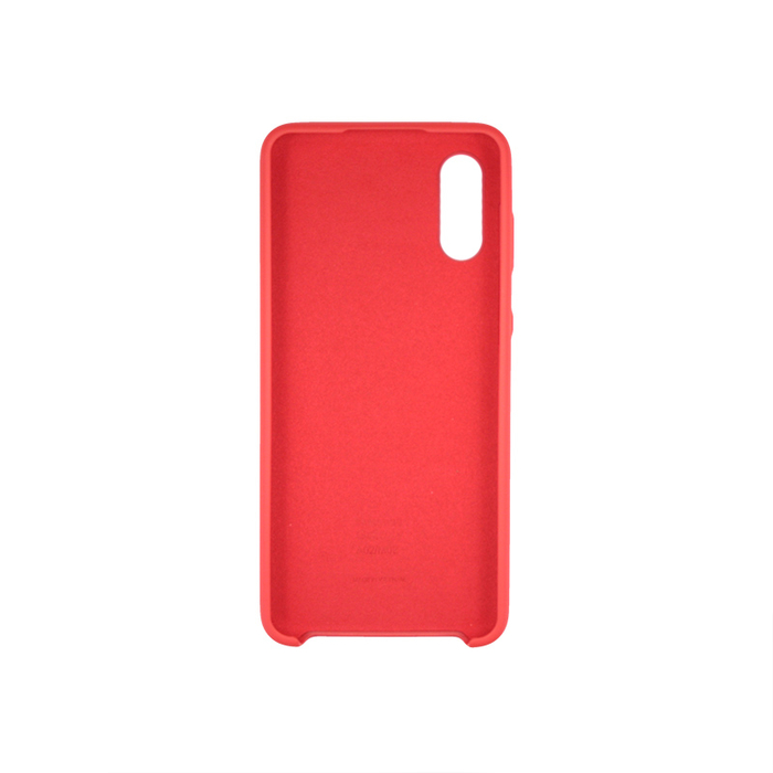 Soft-touch бампер Silicone Cover для Samsung Galaxy A02 / M02 красный