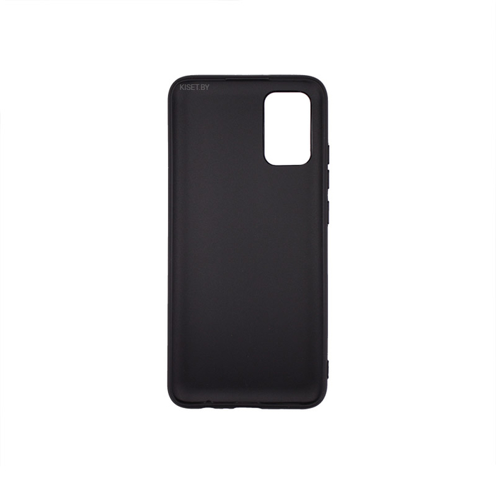 Силиконовый чехол матовый для Samsung Galaxy A02S черный