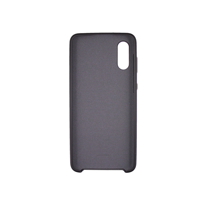 Soft-touch бампер Silicone Cover для Samsung Galaxy A02 / M02 черный