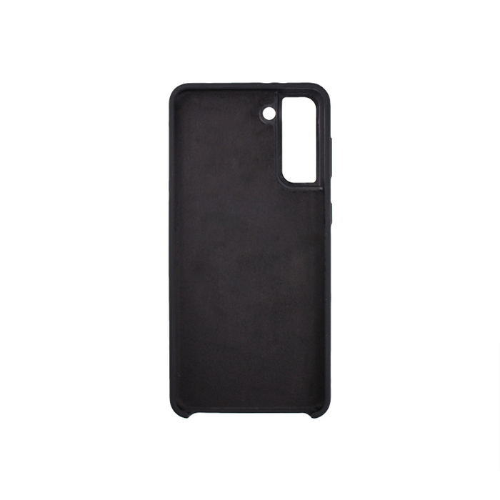 Soft-touch бампер Silicone Cover для Samsung Galaxy S21 Plus черный