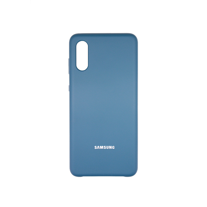 Soft-touch бампер Silicone Cover для Samsung Galaxy A02 / M02 изумрудный