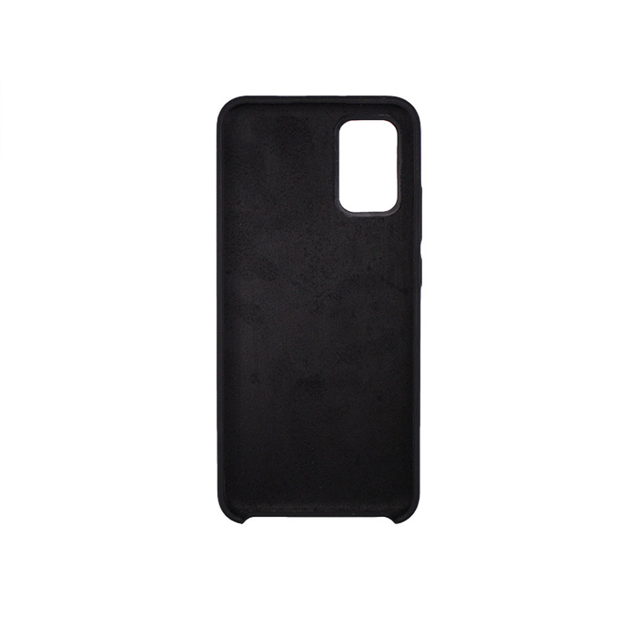Soft-touch бампер Silicone Cover для Samsung Galaxy A02S черный