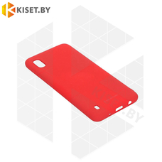 Силиконовый чехол Matte Case для Samsung Galaxy A10 красный