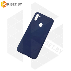 Силиконовый чехол Matte Case для Samsung Galaxy A11 / M11 синий
