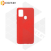 Силиконовый чехол Matte Case для Samsung Galaxy A21s красный