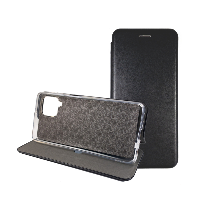 Чехол-книжка Book Case 3D с визитницей для Samsung Galaxy A22 4G черный