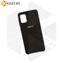 Soft-touch бампер Silicone Cover для Samsung Galaxy A31 / A315 черный