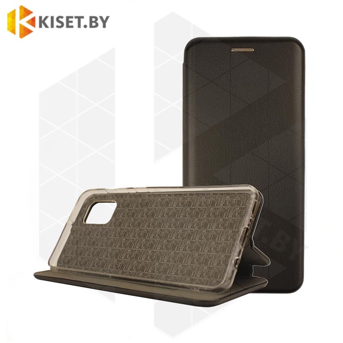 Чехол-книжка Book Case 3D с визитницей для Samsung Galaxy A31 / A315 черный