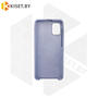 Soft-touch бампер Silicone Cover для Samsung Galaxy A31 / A315 голубой