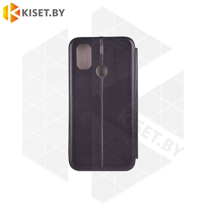 Чехол-книжка Book Case 3D с визитницей для Samsung Galaxy M21 / M30S черный