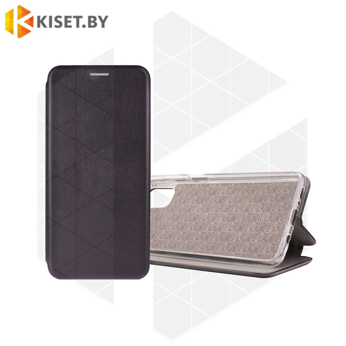 Чехол-книжка Book Case 3D с визитницей для Samsung Galaxy M51 черный