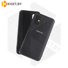 Soft-touch бампер KST Silicone Cover для Samsung Galaxy A51 (2020) черный с закрытым низом #18