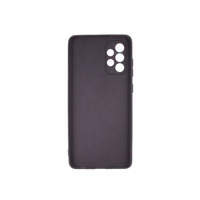 Силиконовый чехол KST Safe Camera для Samsung Galaxy A72 черный матовый