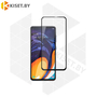 Защитное стекло полной проклейки Full glue для Samsung Galaxy A60 черное
