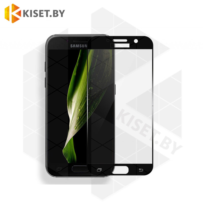 Защитное стекло Full Screen 5D для Samsung Galaxy A7 (2017) A720F, черное