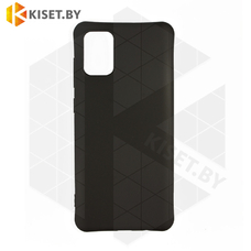Силиконовый чехол KST MC для Samsung Galaxy A71 (2020) черный матовый