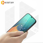 Защитное стекло полной проклейки Full glue для Samsung Galaxy A71 (2020) черное