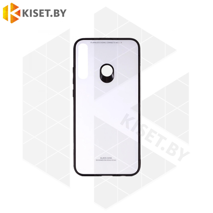 Чехол-бампер Glassy Case для Huawei P40 Lite E / Y7p / Honor 9C белый