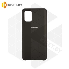 Soft-touch бампер KST Silicone Cover для Samsung Galaxy A71 (2020) черный