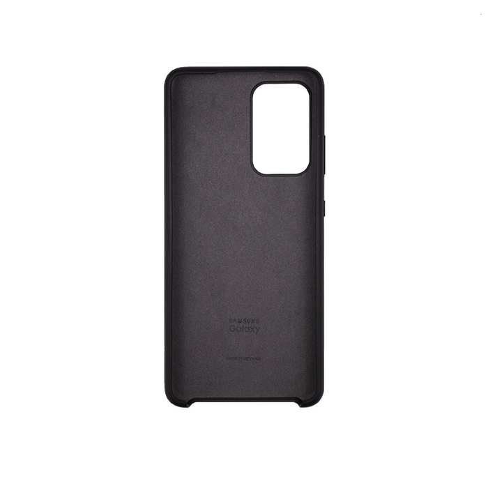 Soft-touch бампер Silicone Cover для Samsung Galaxy A72 черный