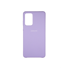 Soft-touch бампер Silicone Cover для Samsung Galaxy A72 фиалковый
