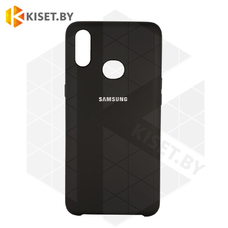 Soft-touch бампер KST Silicone Cover для Samsung Galaxy A10S / A107 черный
