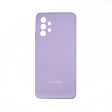 Soft-touch бампер KST Silicone Cover для Samsung Galaxy A32 4G фиалковый с закрытым низом