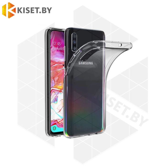 Силиконовый чехол Better One TPU Case для Samsung Galaxy A70 прозрачный